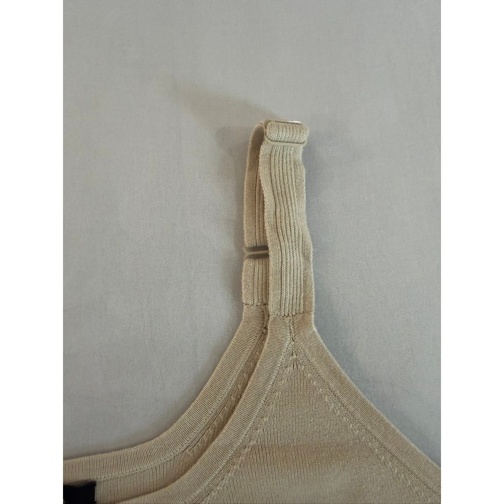 NWT Emme Women Plus Size Spaghetti Strap Tank Tops, Set of 2, Peach, Tan, Size 0 - Picture 5 of 9